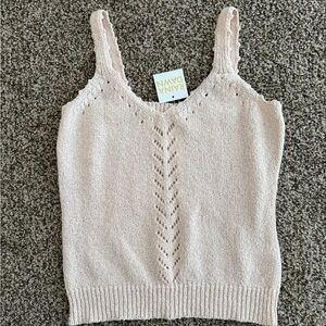 Heartloom Blush Knit Tank Top
